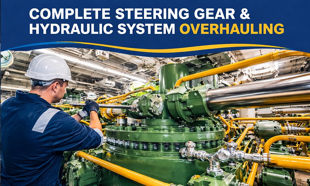 Complete Steering Gear & Hydraulic System Overhauling